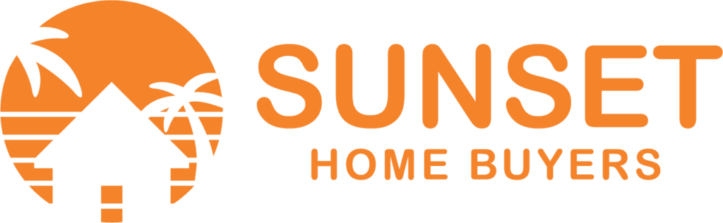 The official logo of Sunset Home Buyers.
