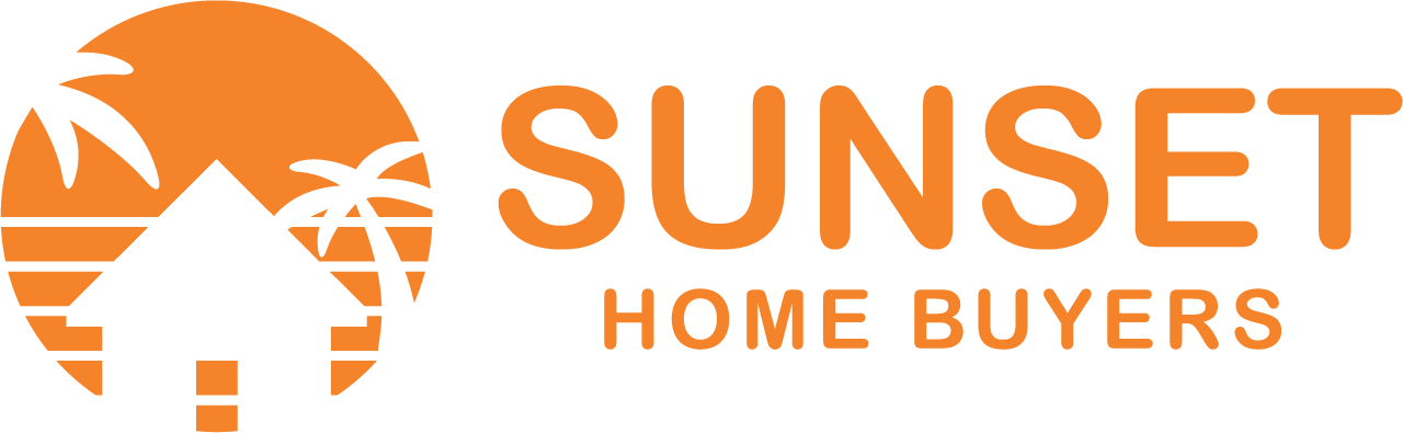The official logo of Sunset Home Buyers.