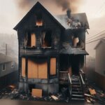 Spokane Fire Damaged house
