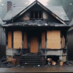 Fire Damaged House Spokane Washington