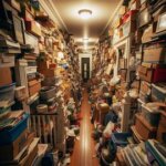 Washington home interior filled with cluttered items, boxes, and trash stacked high