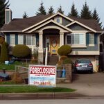 Everett home with foreclosure notice posted on the front door