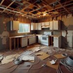 Everett home with incomplete drywall, exposed wiring, and half-installed tile from a failed DIY remodel