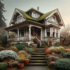 Classic North End Tacoma home with aging roof and mature trees
