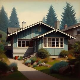 Everett WA house in Pinehurst-Beverly Park with faded paint and an aging roof