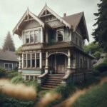 Everett WA home with overgrown yard and older architecture typical of inherited properties