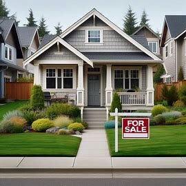 Single-story Everett home with tidy yard and a “For Sale” sign, representing a retirement downsizing sale