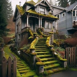 Tacoma WA house with peeling paint and overgrown yard, prime for cash sale