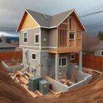 Wenatchee home with visible rear addition and mismatched siding, suggesting unpermitted construction