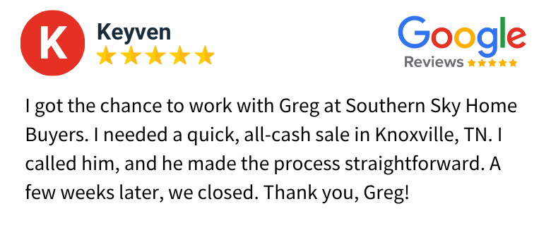 Trustworthy Cash Home Buyer Reviews Knoxville