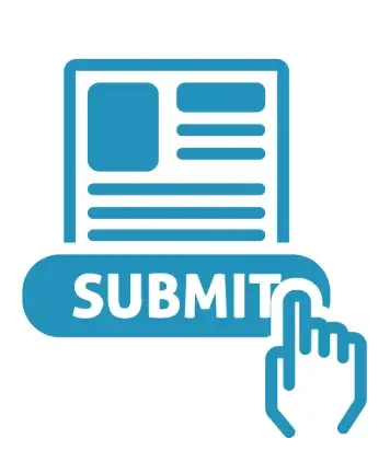 "Step 1 of the home-selling process: Submit your information by filling out a form to get started with a hassle-free property evaluation."