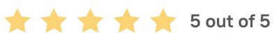 5 of 5 stars review