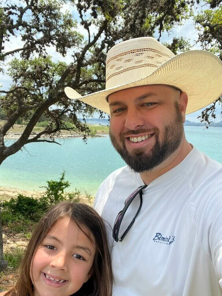 Daniel and his daughter
