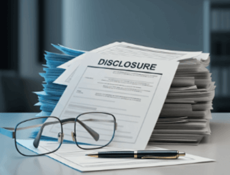 real estate disclosure when selling house