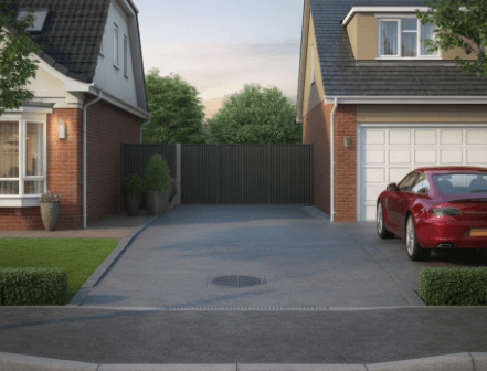 how does a shared driveway work