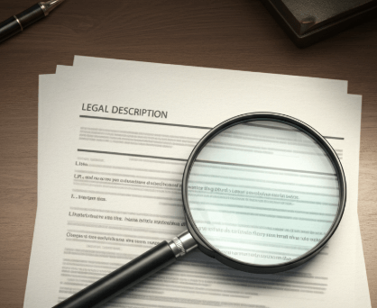 legal descriptions in real estate