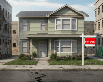 selling a house in a bad neighborhood