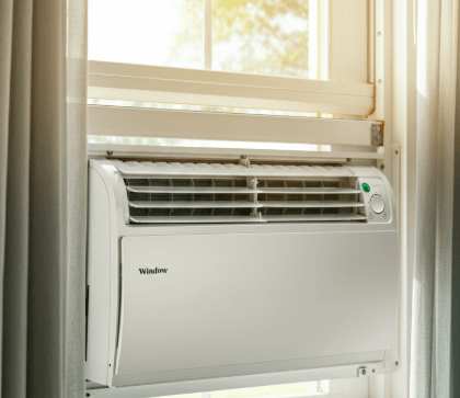 how many amps a window AC use