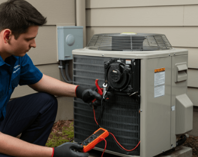how to protect AC outdoor from sunlight