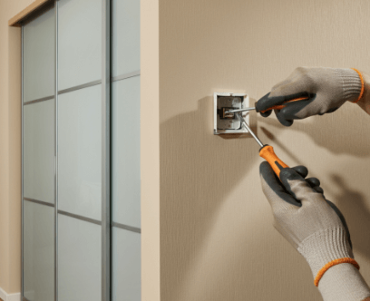 how to remove sliding closet door