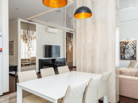 partition design between living dining