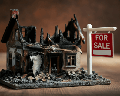 sell fire damaged house in Bonita Springs