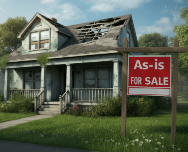 selling house as is
