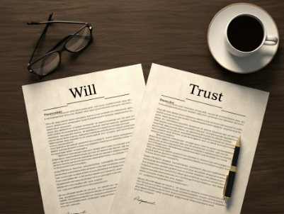 trust and a will