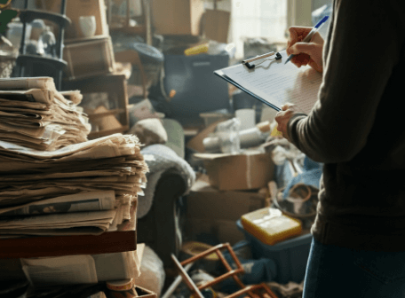 what to do if you inherited a hoarder house