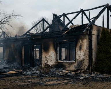 sell fire-damaged house in Port Charlotte Florida