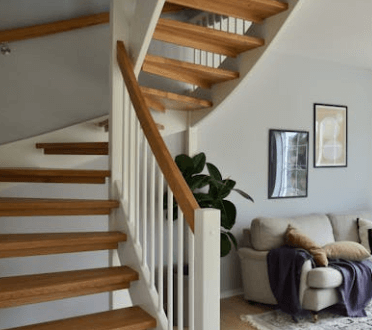 wooden staircase