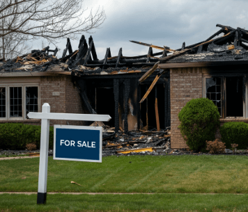 sell fire-damaged house in Golden Gate Estates Florida