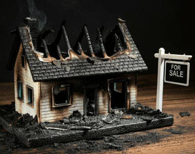 sell fire damaged house in Cape Coral Florida