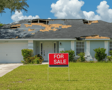 sell a house with bad roof in Alva Florida