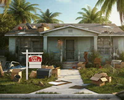 sell hoarder house in Sanibel Island Florida