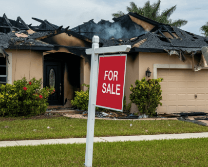 sell your house after fire in Naples Florida