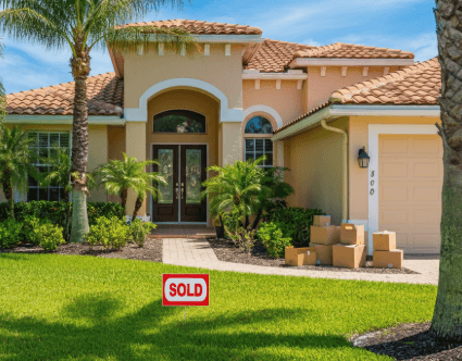 timeframe for moving out after selling house in estero florida