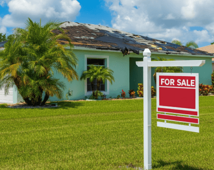 sell house with a bad roof in punta gorda florida