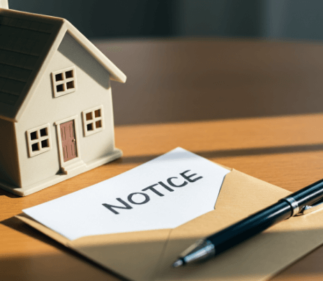 what notice needed to tenant for sale of property in captiva fl