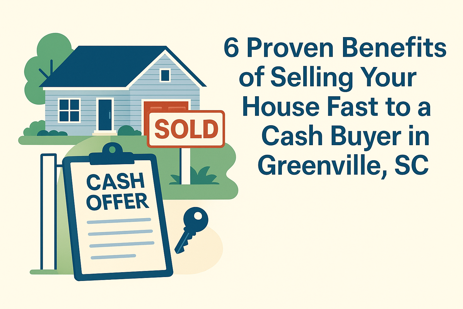 benefits of selling my house fast in Greenville, SC