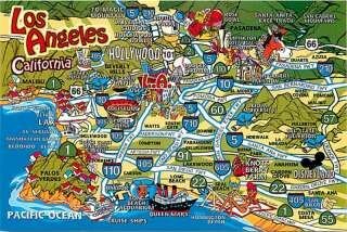 Los Angeles map