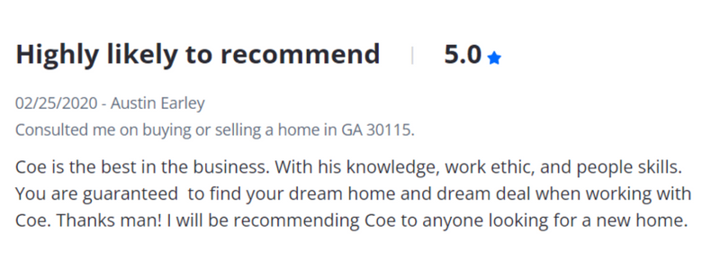 Sell my house fast georgia customer 5 star review