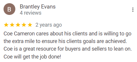 my house sells fast 5 star google review