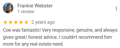 my house sells fast 5 star google review