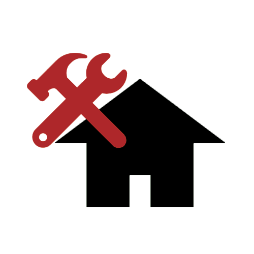 sellling damaged house icon