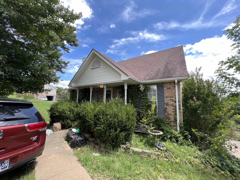 A home in Clarksville, TN that we bought fast with cash.
