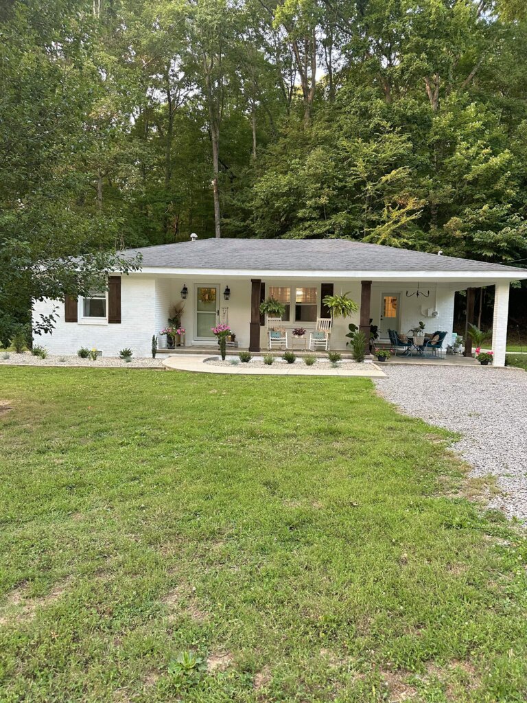 Home we bought fast with cash in Clarksville, Tennessee.