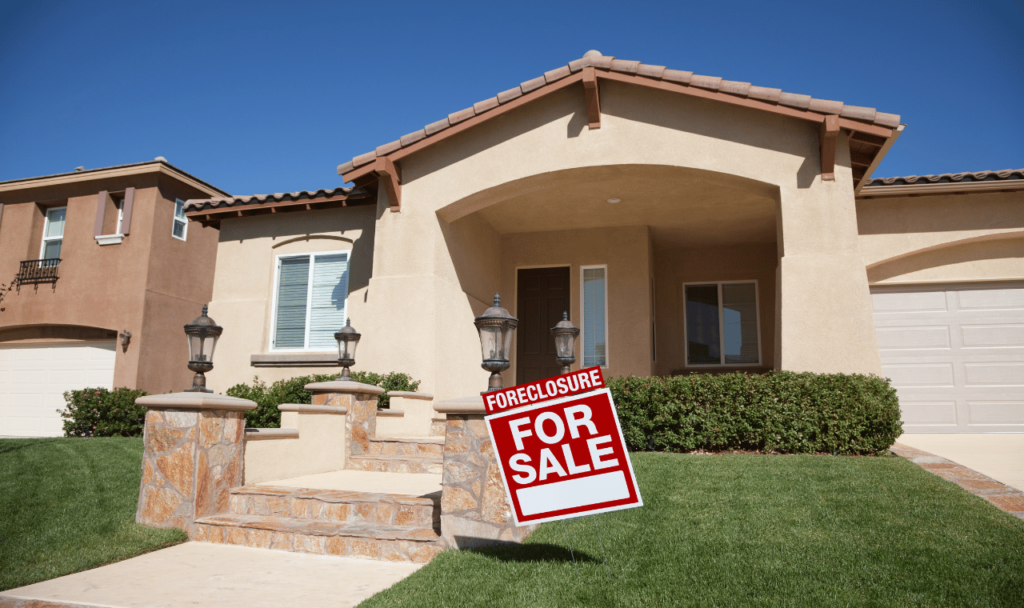 foreclosed home without cash