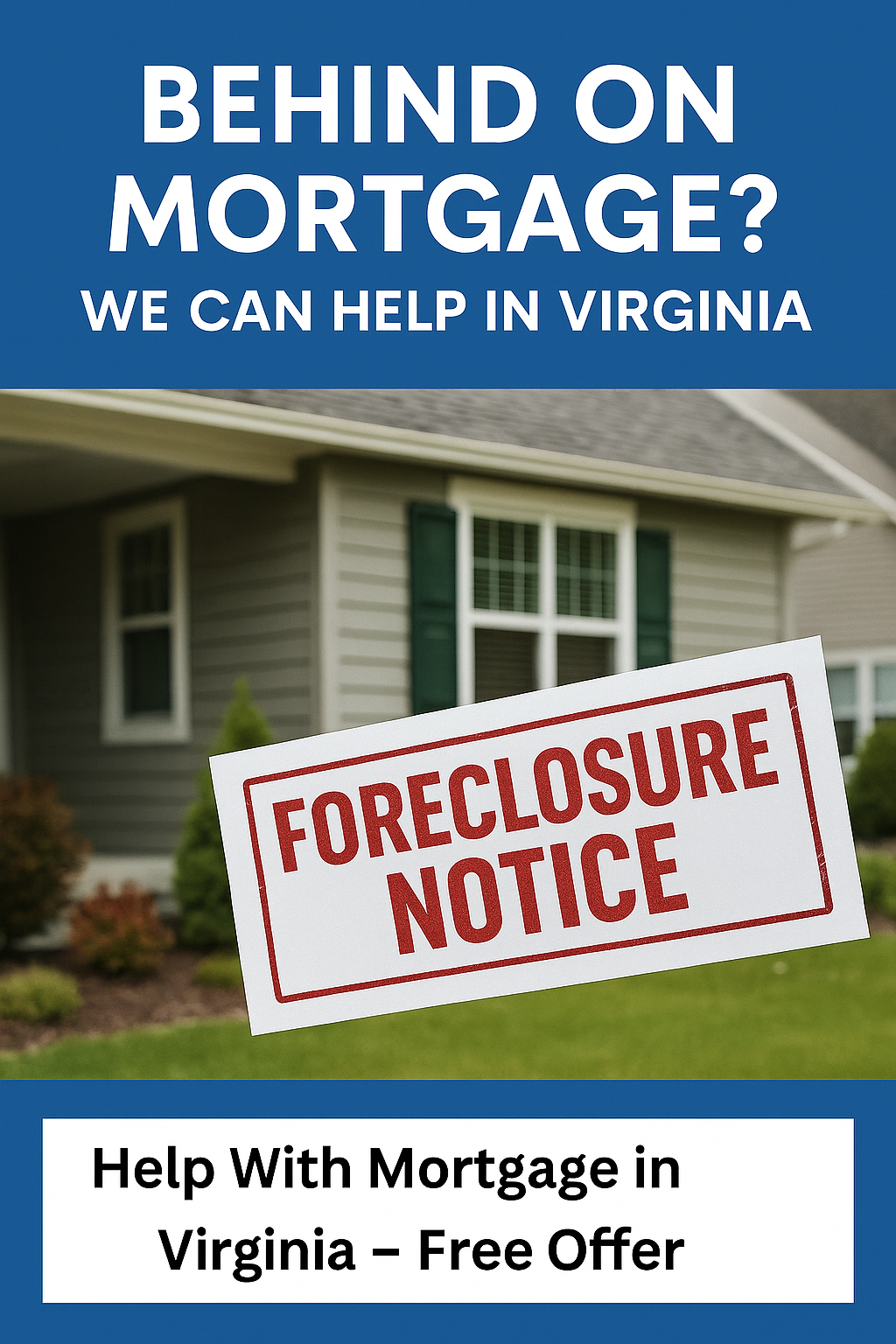Need help with mortgage Virginia? Explore relief programs, refinancing paths, and fast cash sale options to protect your home and avoid foreclosure.