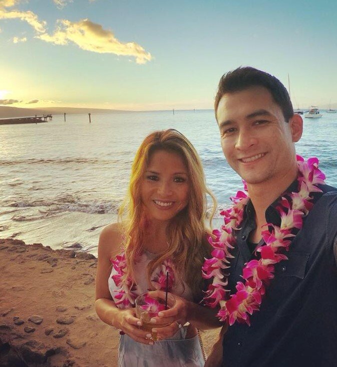 Mandy and David from Maui Cash Home Buyer celebrating their anniversary